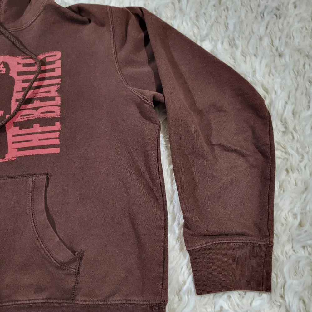 Vintage The Beatles 2006 Apple Corps Ltd Brown Graphic Hoodie - Picture 5 of 16